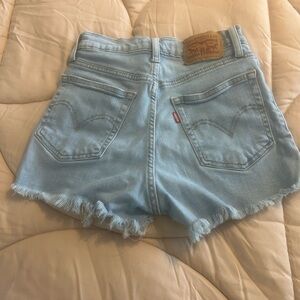 Levi's Light Blue Jean Shorts
